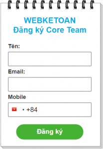 Đăng ký core team Webketoan