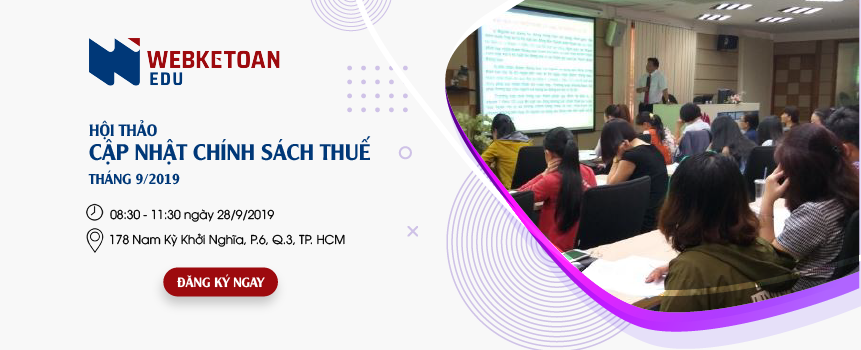 Hội thảo cập nhật chính sách thuế