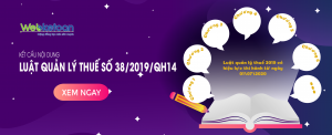 Luật Quản lý thuế 38/2019/QH14