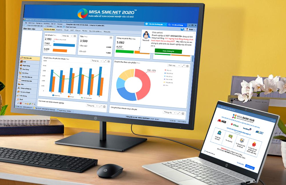 MISA SME.NET tích hợp trực tiếp nhiều ngân hàng lớn để kế toán viên có thể thực hiện mọi nghiệp vụ, giao dịch với ngân hàng ngay trên phần mềm MISA SME.NET tích hợp trực tiếp nhiều ngân hàng lớn để kế toán viên có thể thực hiện mọi nghiệp vụ, giao dịch với ngân hàng ngay trên phần mềm