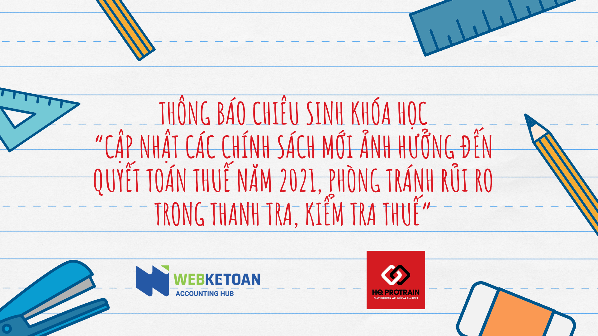 thong bao chieu sinh khoa quyet toan thue 2021