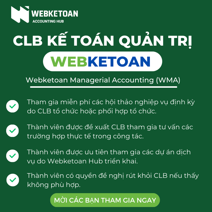 CLB Kế toán quản trị Webketoan (WMA)
