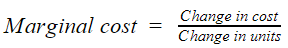 marginal cost là gì?