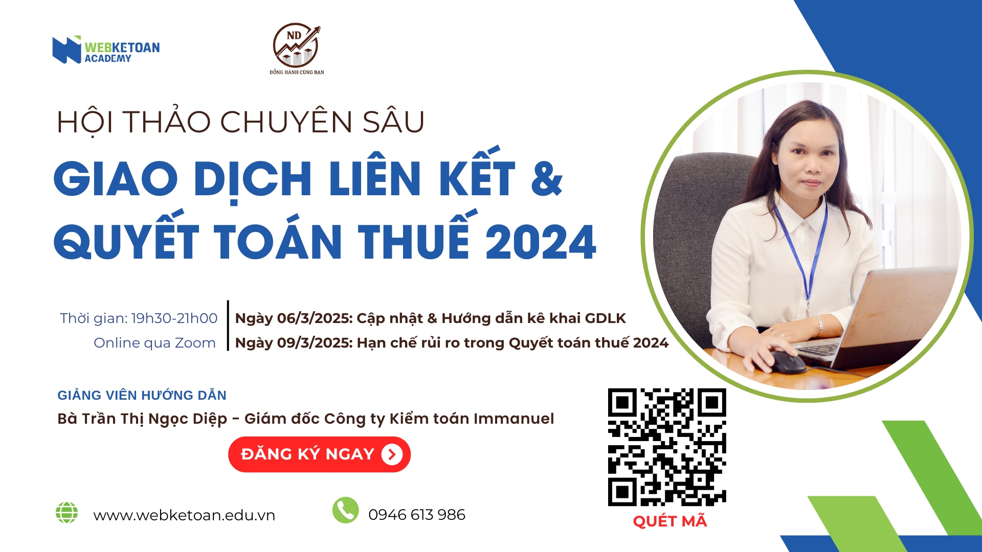 HỘI THẢO CHUYÊN SÂU GIAO DỊCH LIÊN KẾT & QUYẾT TOÁN THUẾ 2024