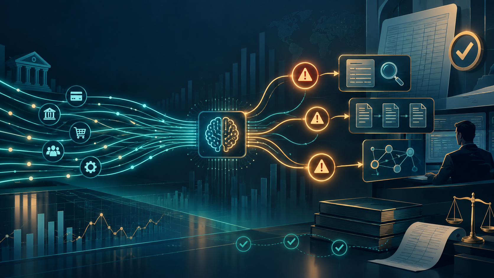 Minh họa Exception-driven Finance: phát hiện giao dịch lệch chuẩn và kiểm soát tài chính bằng AI